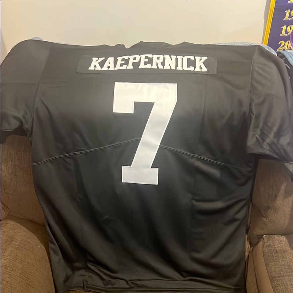 Replica Colin Kaepernick Black Football Jersey